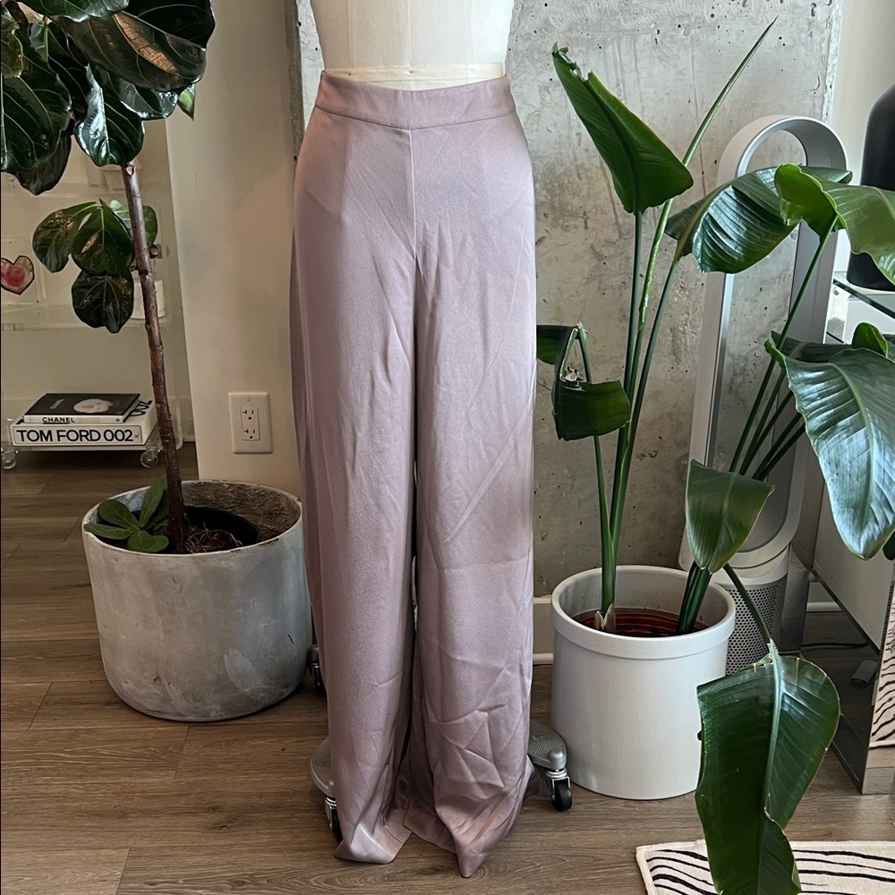 Trina Turk Mauve Wide Leg Pants